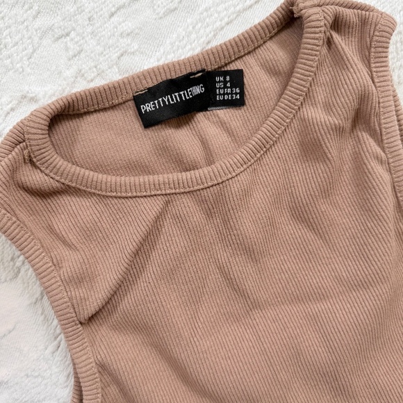 Pretty Little Thing Cropped Tie Tank - Picture 3 of 3